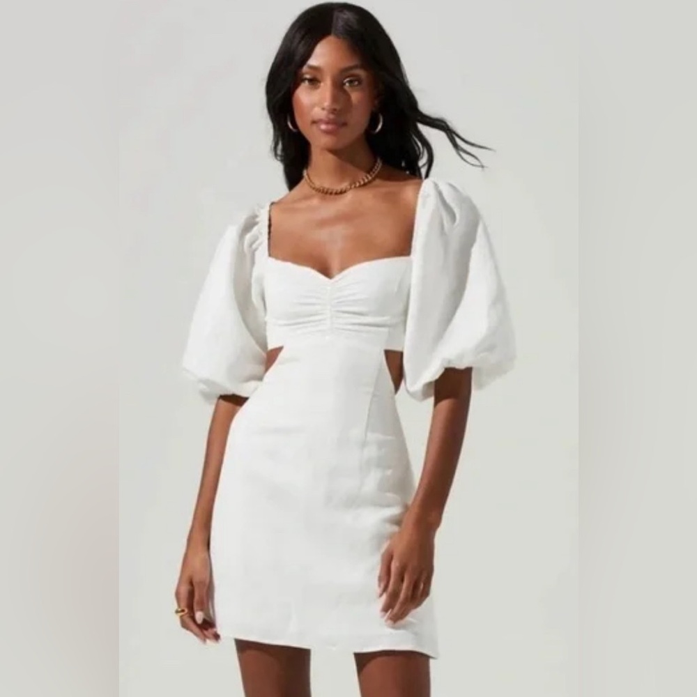 NWT ASTR the Label white dress - Picture 1 of 4